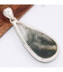 Pendentif Agate mousse forme goutte Pendentifs pierres naturelles BK8.1