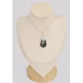 Pendentif Agate mousse forme goutte - Pendentifs pierres naturelles