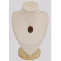 Pendentif Obsidienne Mahogany acajou ovale Pendentifs pierres naturelles BK12.1