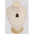 Pendentif Obsidienne Mahogany acajou trapèze Pendentifs pierres naturelles BK12.2