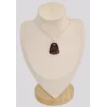 Pendentif Obsidienne Mahogany acajou trapèze - Pendentifs pierres naturelles