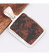 Pendentif Obsidienne Mahogany acajou rectangulaire Pendentifs pierres naturelles BK12.3