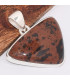 Pendentif Obsidienne Mahogany acajou triangulaire Pendentifs pierres naturelles BK12.4