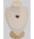 Pendentif Obsidienne Mahogany acajou triangulaire Pendentifs pierres naturelles BK12.4