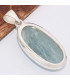Pendentif oval en Aigue-marine cabochon Bijoux en Aigue-marine BK14.1