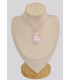 Gros Pendentif Aragonite rose grade AAA Bijoux en Aragonite Rose BK15
