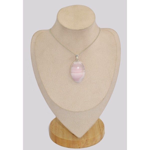 Gros Pendentif Aragonite rose grade AAA Bijoux en Aragonite Rose BK15