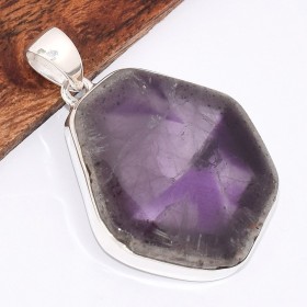 Pendentif asymétrique en Auralite 23 Pendentifs pierres naturelles BK16.3
