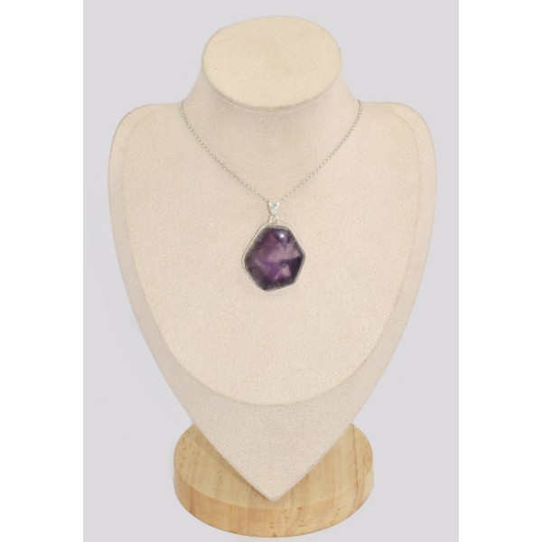 Pendentif asymétrique en Auralite 23 Pendentifs pierres naturelles BK16.3