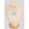 Pendentif Authentique Larimar forme coupelle Pendentifs pierres naturelles BK17.1