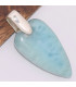 Pendentif Authentique Larimar triangulaire Pendentifs pierres naturelles BK17.3