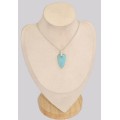 Pendentif Authentique Larimar triangulaire Pendentifs pierres naturelles BK17.3