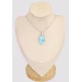 Authentique pendentif en Larimar - Pendentifs pierres naturelles