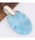 Véritable pendentif en Larimar Pendentifs pierres naturelles BK17.5