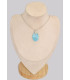 Véritable pendentif en Larimar Pendentifs pierres naturelles BK17.5