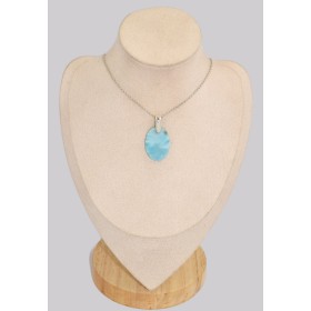 Authentique pendentif en Larimar 