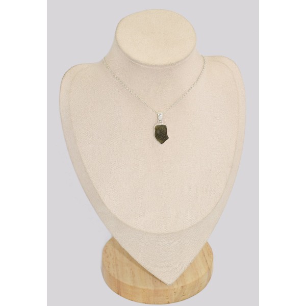 Bijou pendentif en Moldavite qualité AAA Pendentifs pierres naturelles BK18