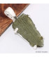 Pendentif en authentique Moldavite serti griffes Bijoux en Moldavite BK18.9