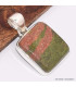 Pendentif Unakite rectangulaire Bijoux en Unakite BK19