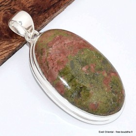 Pendentif Unakite rectangulaire 