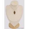 Pendentif Unakite Marquise Bijoux en Unakite BK19.2