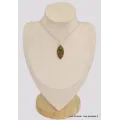 Pendentif Unakite Marquise - Bijoux en Unakite