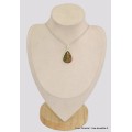Pendentif goutte en Unakite Pendentifs pierres naturelles BK19.4