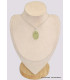 Pendentif oval en Préhnite Cabochon Bijoux en Préhnite BK21.2