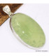 Grand Pendentif oval en Préhnite Cabochon Bijoux en Préhnite BK21.3