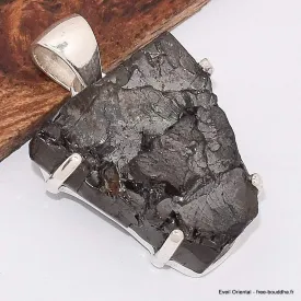 Pendentif Shungite Elite sertie griffes - Pendentifs pierres naturelles