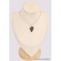 Pendentif Shungite argentée asymétrique Pendentifs pierres naturelles BK22.7