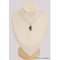 Pendentif Shungite argentée noble forme libre - Pendentifs pierres naturelles