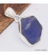 Pendentif en Tanzanite brute asymétrique Bijoux en Tanzanite BK23.1