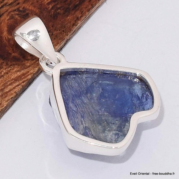 Pendentif en Tanzanite brute serti clos Pendentifs pierres naturelles BK23.2