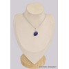 Pendentif en Tanzanite brute serti clos Pendentifs pierres naturelles BK23.2