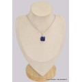 Pendentif argent Tanzanite bleue brute Bijoux en Tanzanite BK23.4