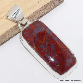 Pendentif Agate Seam du Maroc rectangulaire - Bijoux en Agate Seam du Maroc