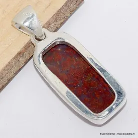 Pendentif Agate Seam du Maroc rectangulaire - Bijoux en Agate Seam du Maroc