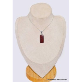 Pendentif Agate Seam du Maroc rectangulaire Bijoux en Agate Seam du Maroc CWA86.8