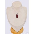 Pendentif Agate Seam du Maroc rectangulaire Bijoux en Agate Seam du Maroc CWA86.8