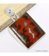 Pendentif rectangulaire en Agate Seam du Maroc  Bijoux en Agate Seam du Maroc CWA86.9