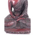 Statuette Bouddha rouge Amitabha en méditation 13 cm Statuettes Bouddhistes STARB1.2