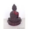 Statuette Bouddha rouge Amitabha en méditation 13 cm Statuettes Bouddhistes STARB1.2