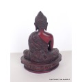 Statuette Bouddha rouge Amitabha en méditation 13 cm Statuettes Bouddhistes STARB1.2