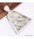 Grand Pendentif bijou Astrophyllite forme trapèze Bijoux en Astrophyllite BK24