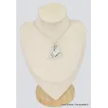 Grand Pendentif bijou Astrophyllite forme trapèze - Pendentifs pierres naturelles