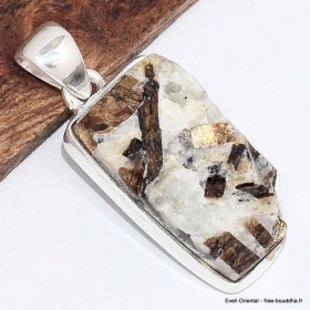 Pendentif bijou Astrophyllite rectangulaire Bijoux en Astrophyllite BK24.2