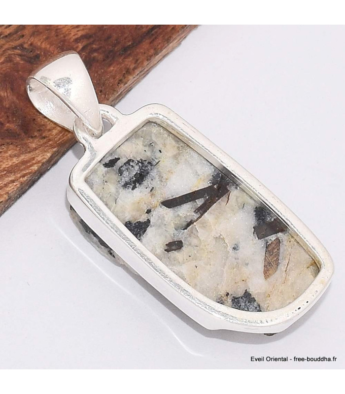 Pendentif bijou Astrophyllite rectangulaire Bijoux en Astrophyllite BK24.2