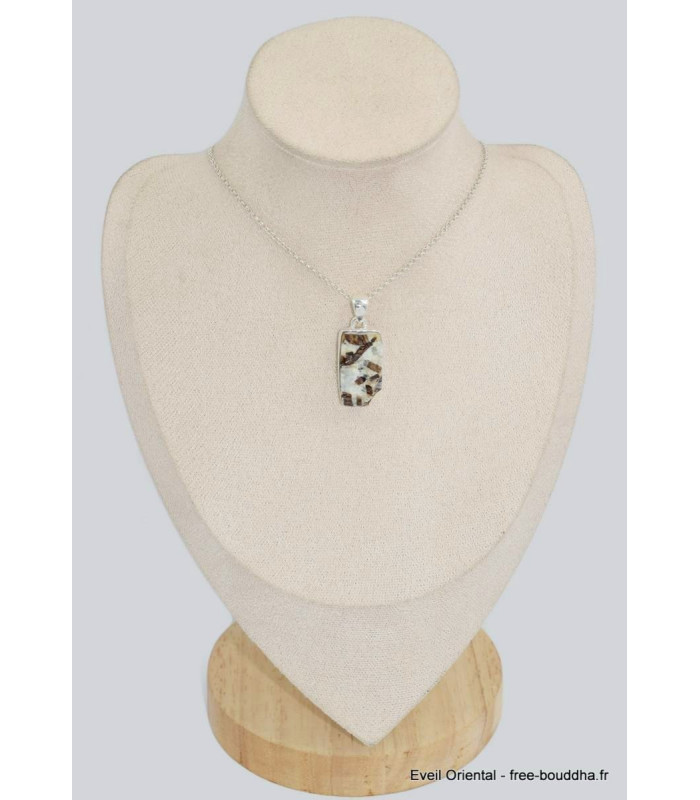 Pendentif bijou Astrophyllite rectangulaire Bijoux en Astrophyllite BK24.2