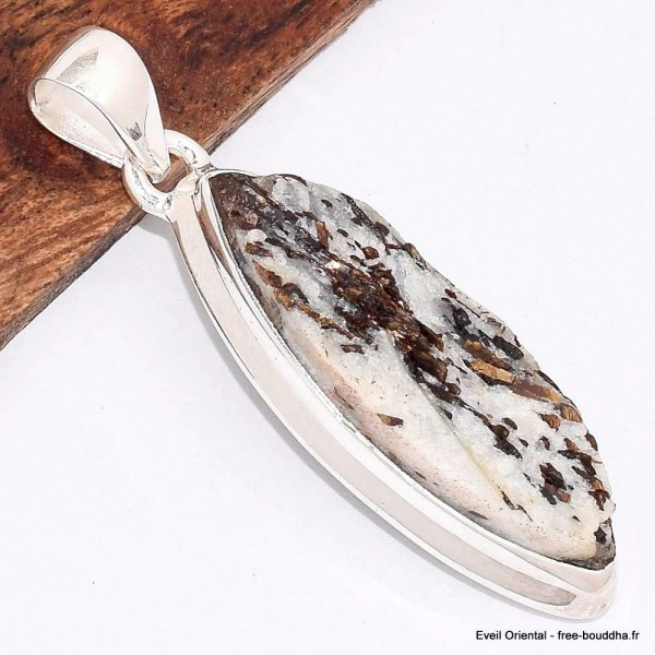 Pendentif Astrophyllite forme marquise 